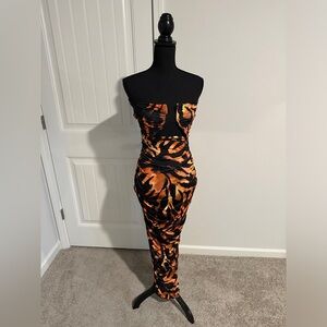 Alisha Hardware Rushed Midi Dress